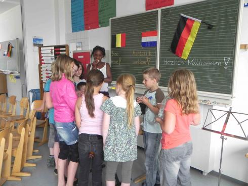 In grensregio's maken leerlingen al jong kennis met de buren, hun taal en cultuur.