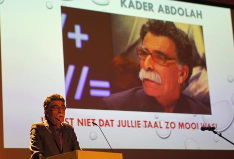 Kader Abdolah: 'Door het Nederlands ben ik een nieuwe man geworden.'