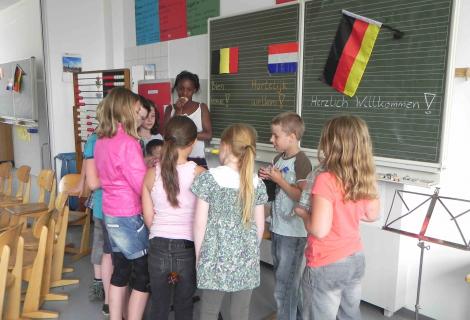 In grensregio's maken leerlingen al jong kennis met de buren, hun taal en cultuur.